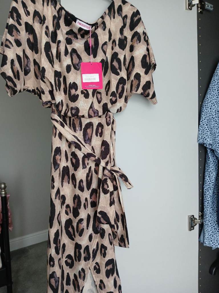 Leopard print dress