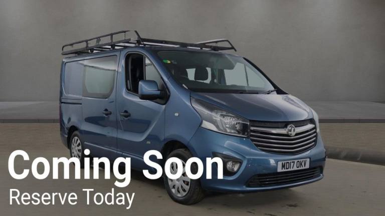 2017 17 VAUXHALL VIVARO 1.6 CDTI 2900 SPORTIVE 6 SEAT NO VAT COMBI VAN EURO 6 (S