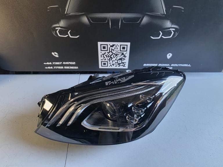 MERCEDES S CLASS W222 LED PASSENGER SIDE HEADLIGHT 2016-2019
