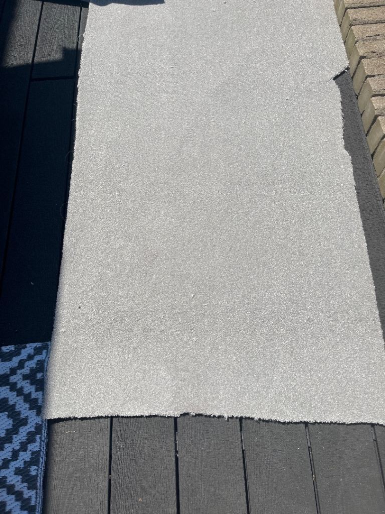New Grey Carpet Remnant 