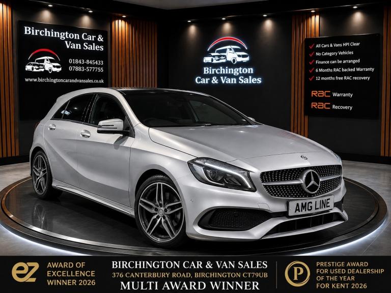2017 Mercedes-Benz A-Class A180 AMG LINE 1.6CC PETROL  MANUAL FSH VGC 6 MONTHS WARRANTY HATCHBACK...