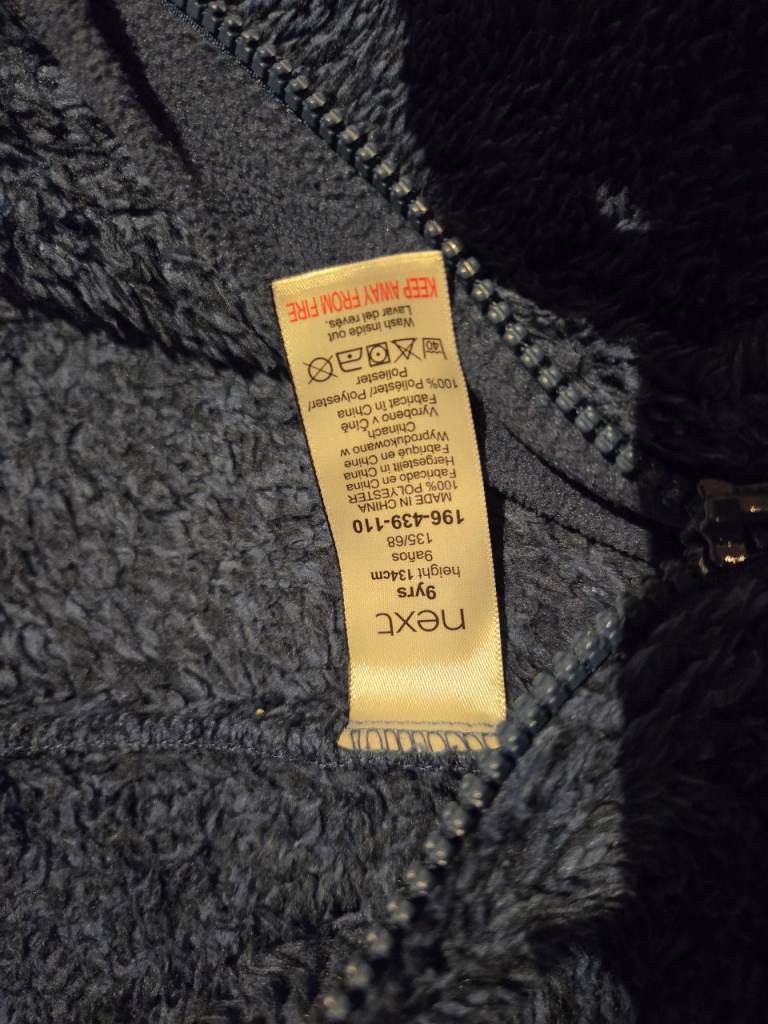 Blue Onsie Next Age 9yrs