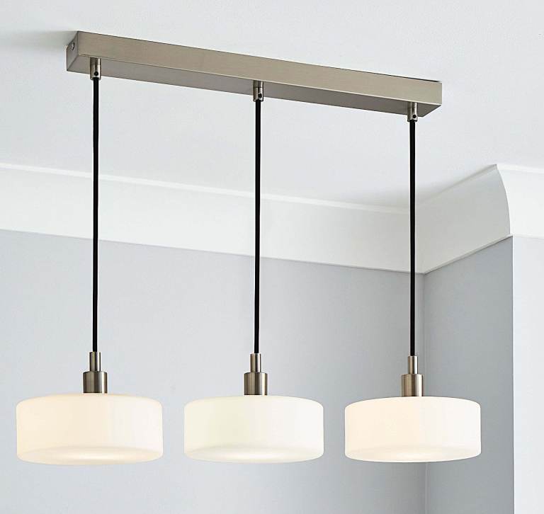 Dunelm Amelie 3-light bar ceiling fitting