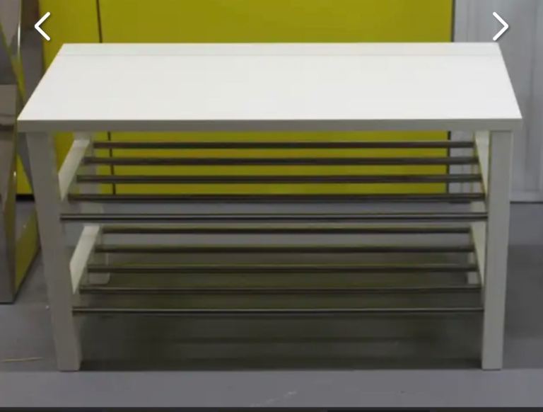 White coffee table