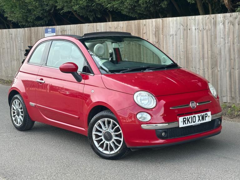 2010 FIAT 500 1.4 Lounge Convertible - 1 YEAR MOT - WARRANTY - Free Delivery! - 