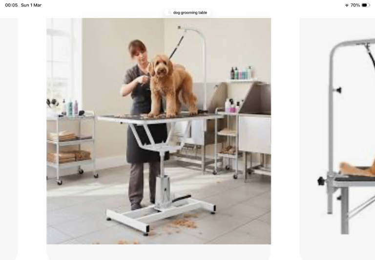 Wanted dog grooming table