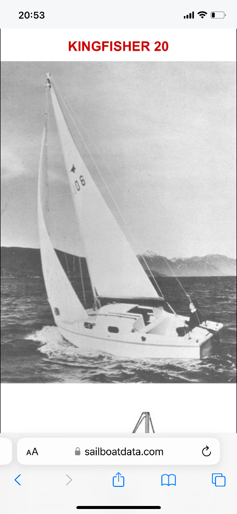 Kingfisher Sailboat 