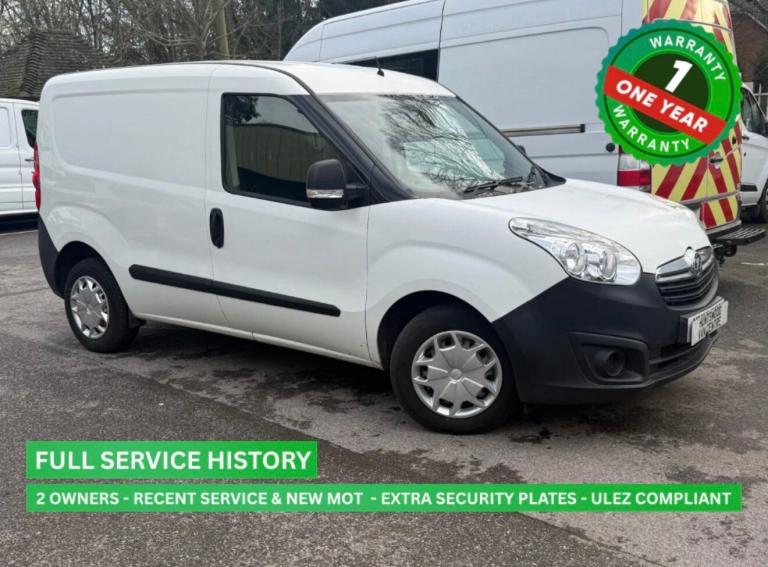 2018 Vauxhall Combo 2000 1.3 CDTI 16V 95ps H1 Van Euro 6 [Start Stop] PANEL VAN Diesel Manual
