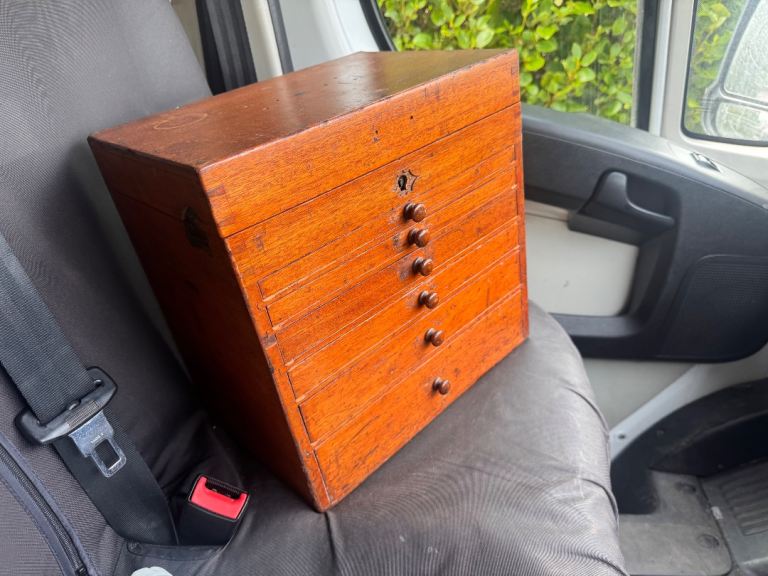 small vintage wooden box