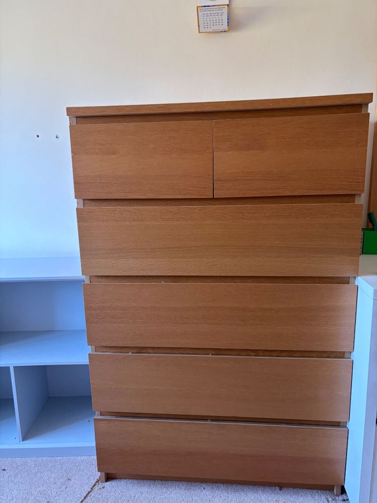 IkEA Malm Chest of Drawers storage - Good Condition