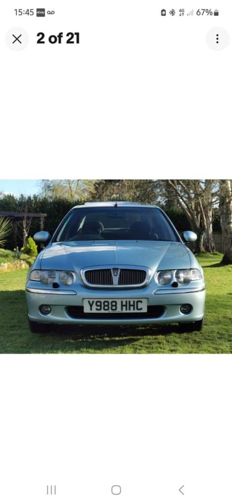 Lovely Wedgewood Blue Rover 45 for Sale