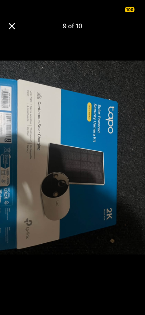 Tapo Solar-Powered Security Camera Kit - Brand New