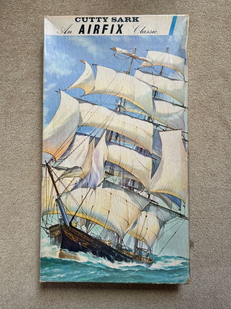 Vintage Airfix Cutty Sark model kit