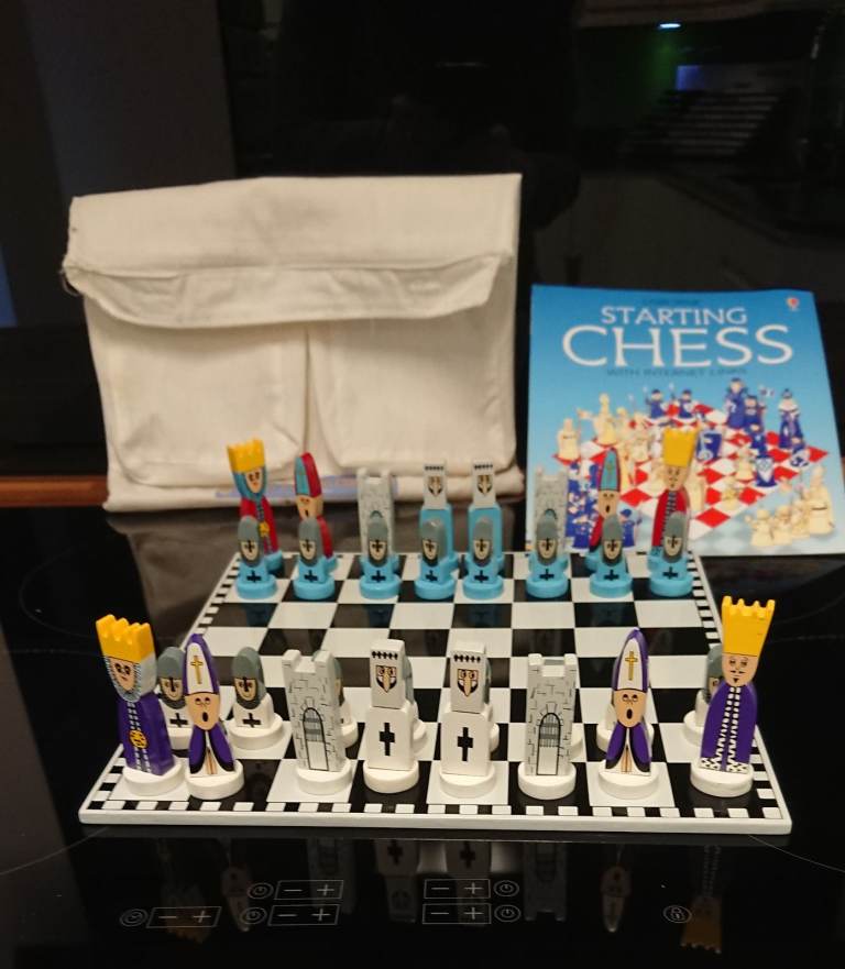Wooden Chess set by Emma Jefferson 