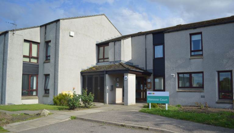 Hanover Court, Buckie | First floor (stairlift), 1 Double bedroom flat | Sheltered (Ages 55+)