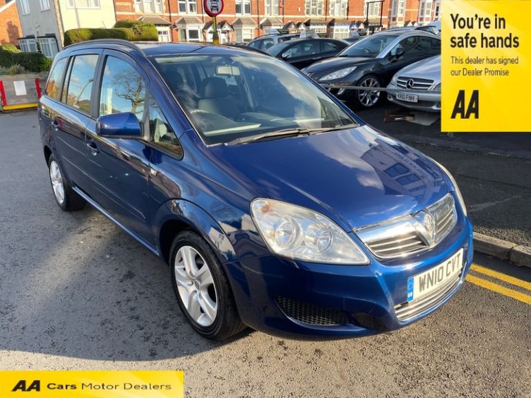VAUXHALL ZAFIRA 2010 Blue 1.8i Exclusiv 5dr