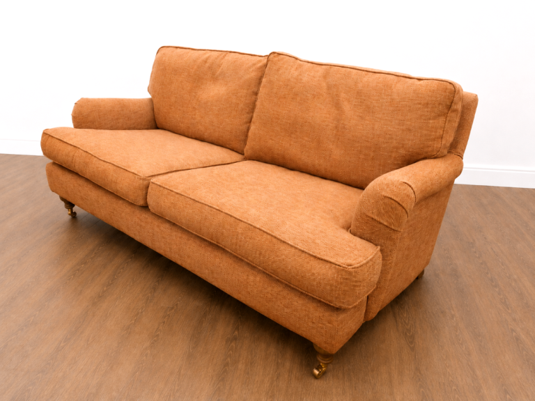 Sofa dot com Bluebell 2.5 Seat Sofa In Orange Cross Weave Limited Edition RRP £2980