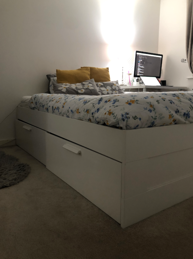 Ikea double bed [BRIMNES standard double]