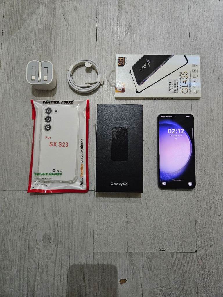 Samsung S23 5G Bundle Unlocked 128GB Dual Sim Warranty 