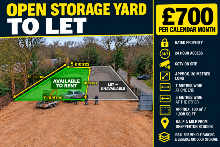 Yard for rent / outdoor storage