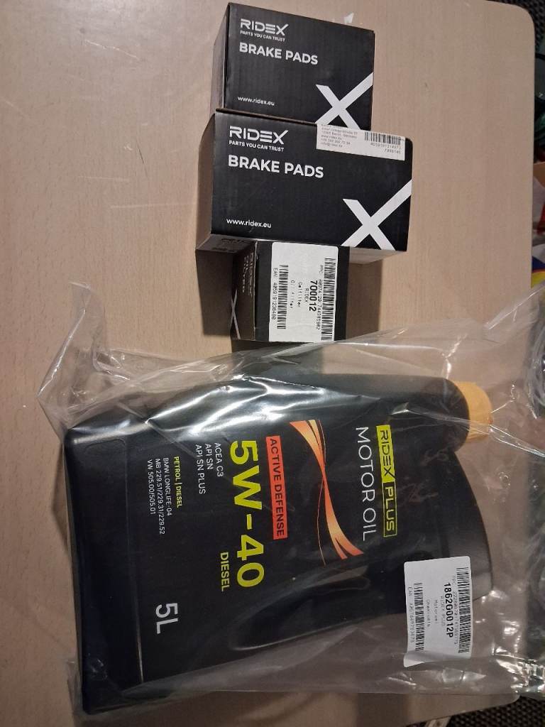 Alfa romeo mito service kit with pads