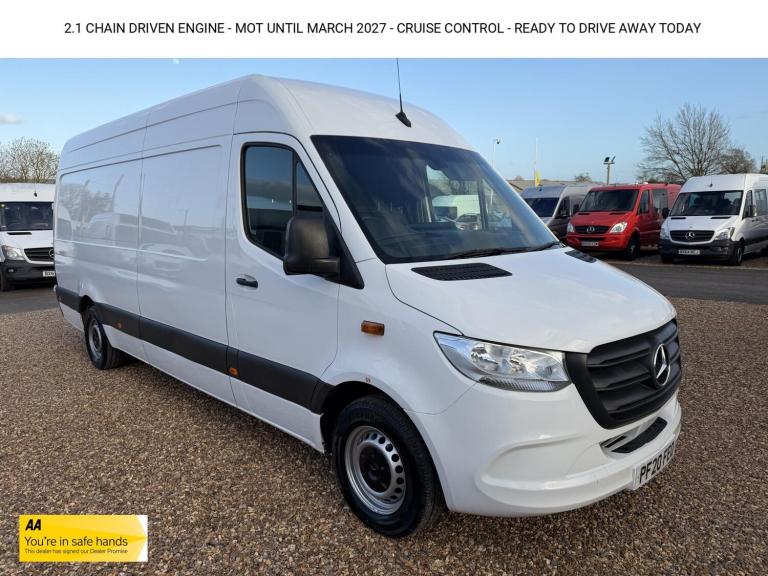 2020 Mercedes-Benz Sprinter 2.1 311 CDI Panel Van 5dr Diesel Manual RWD L3 H2 Euro 6 (114 ps) Pan...