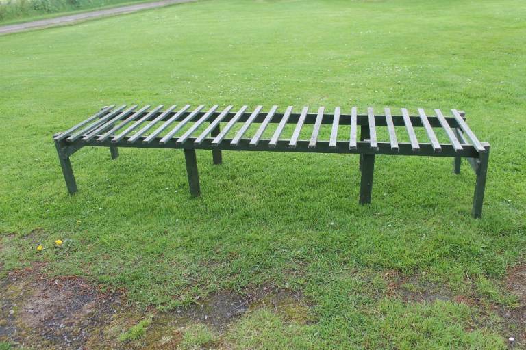 Wooden Greenhouse Staging Platform FREE