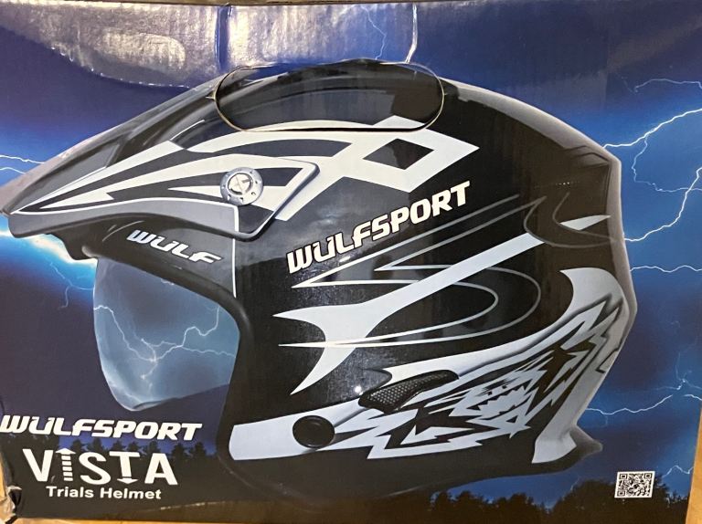 Wulf sport motorcycle / Rally crash helmet.