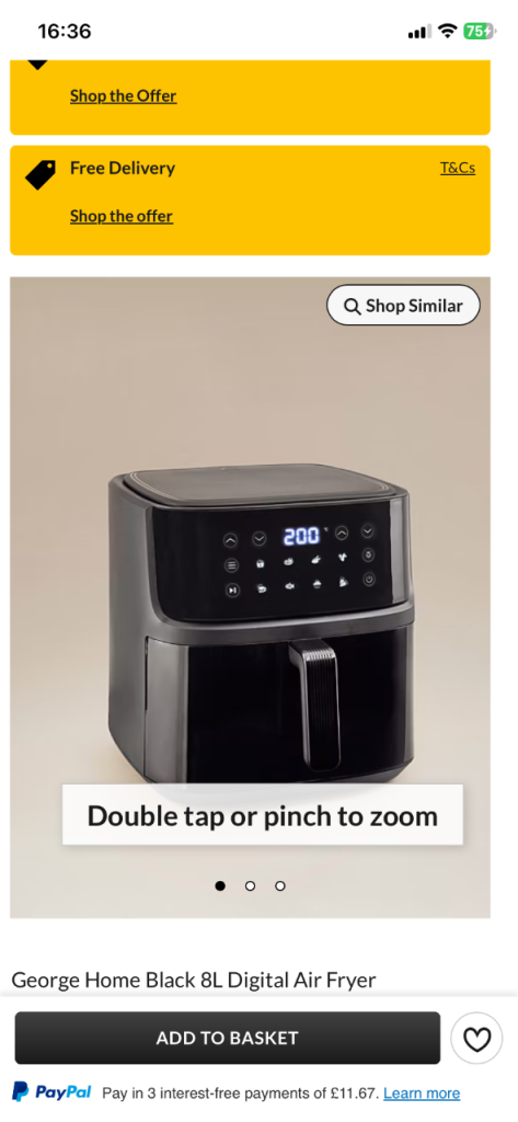 Wanted an air fryer please in twigworth