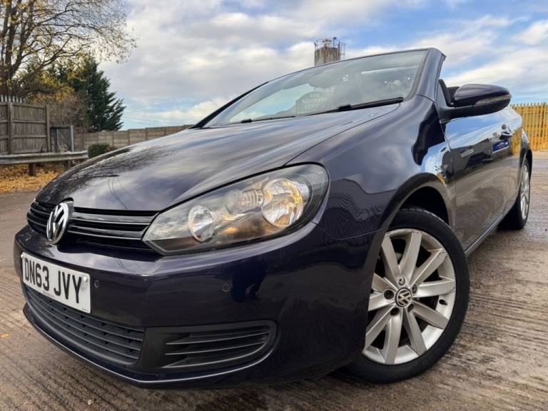 2013 63 VOLKSWAGEN GOLF SE CABRIOLET 1.6 TDI DIESEL*LOW MILEAGE*59,000 MILES*