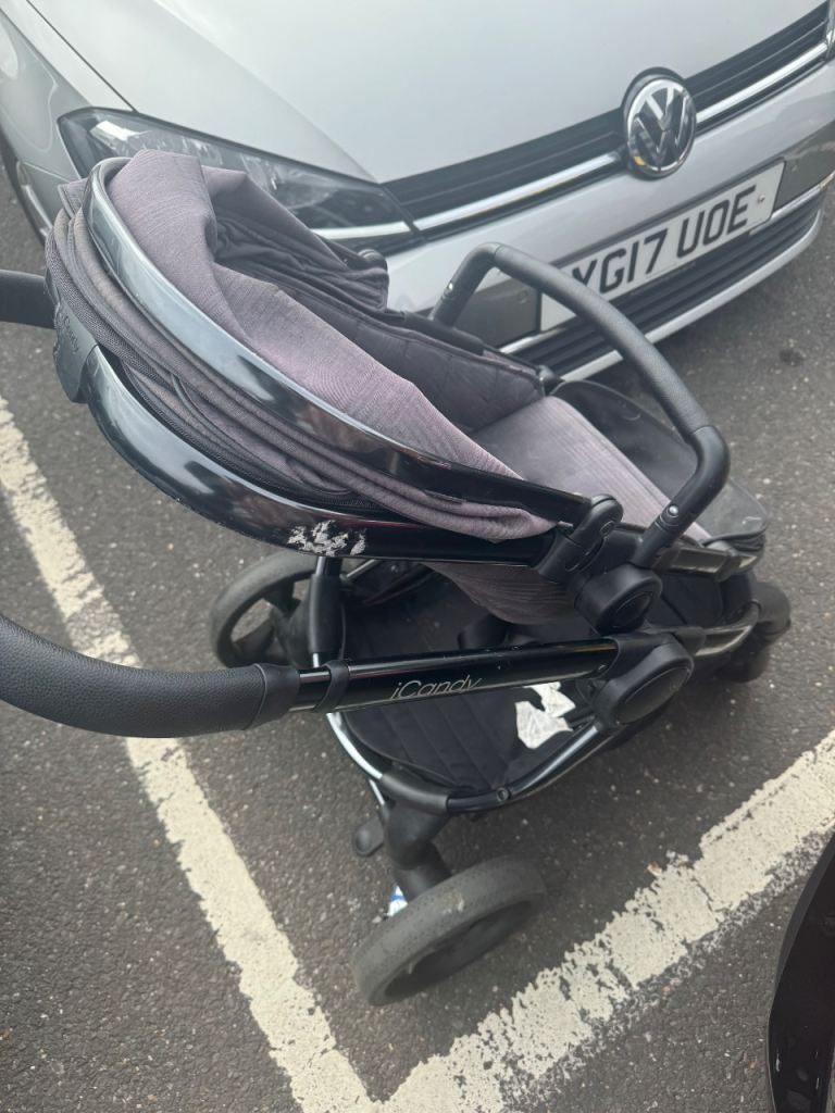 iCandy Peach Pushchair - Grey, Good Condition