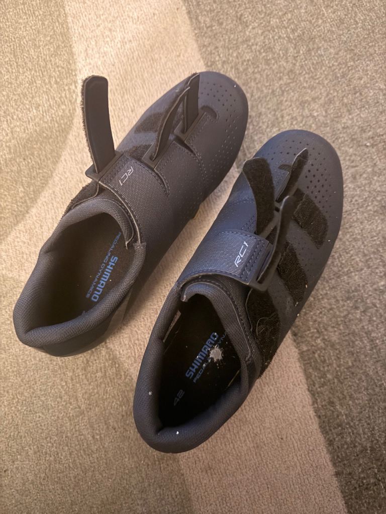 Shimano RC1 Road Cycling Shoes - Black, Good Condition