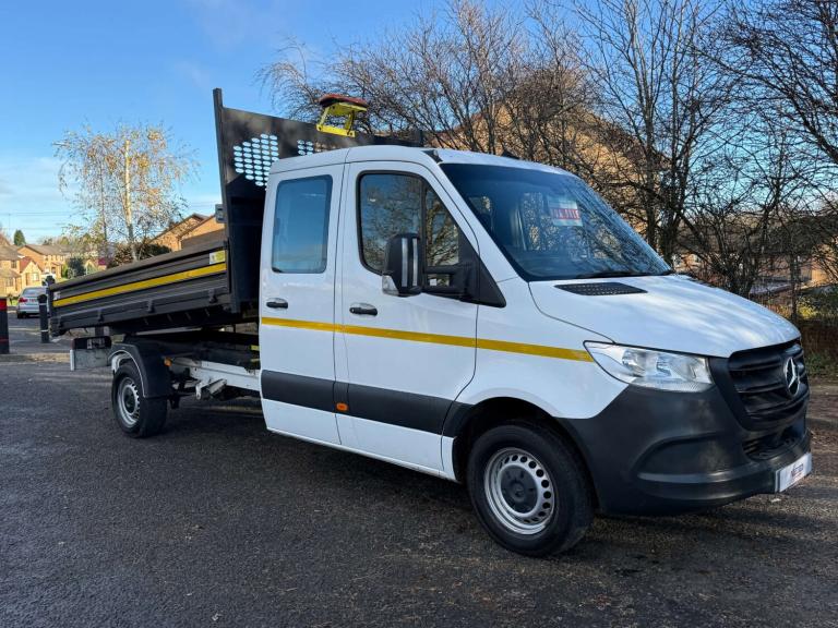 2023 Mercedes-Benz Sprinter 3.5t Progressive Crew Cab Tipper CHASSIS CAB DIESEL Manual