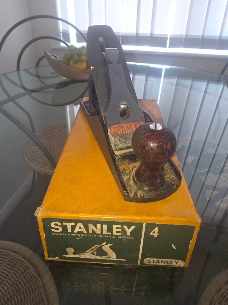 Stanley No. 4 Wood Plane - Good Condition with Original Box