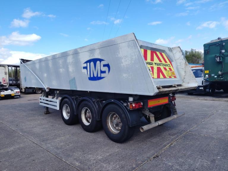 Kelburg alloy aggregate tipping trailer BPW drum Lift axle auto cover auto tail