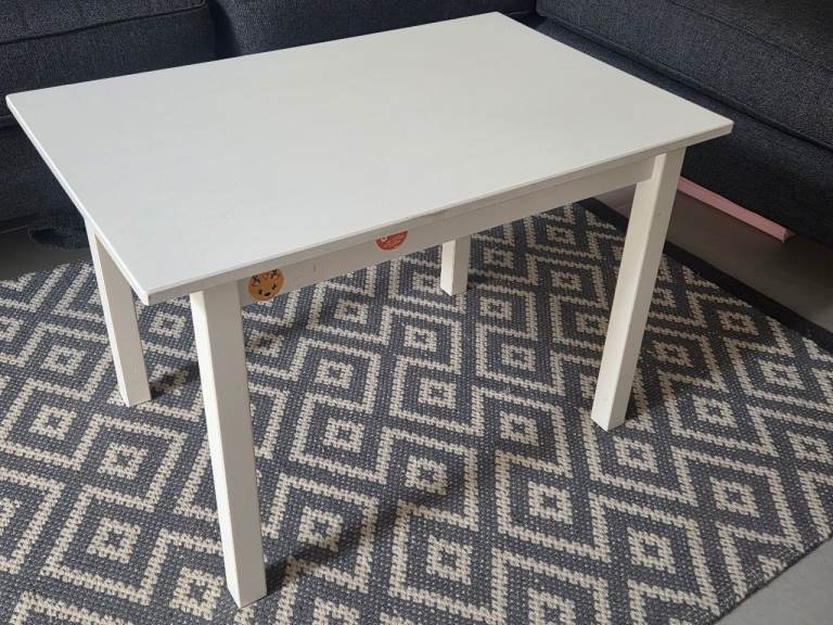 IKEA SUNDVIK children's table, white