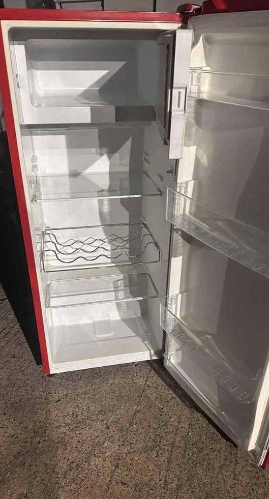Retro Red Mini Fridge with Freezer Compartment - £100