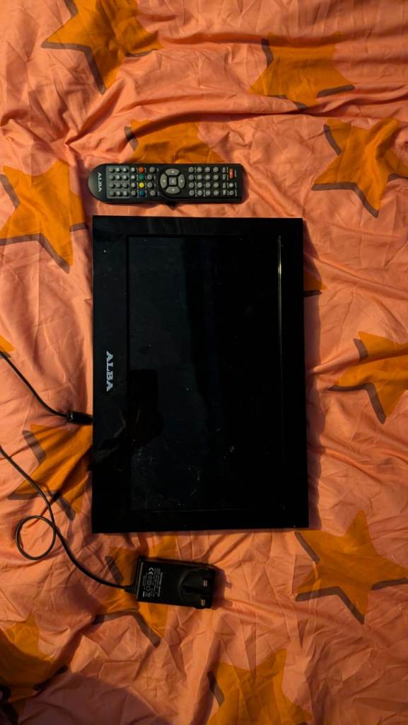 TV with remote and cable