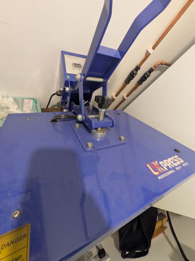 UK Xpress sublimation heat press 40 x 50cm
