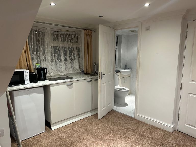 Newly refurbished spacious loft room (ensuite with kitchenette)
