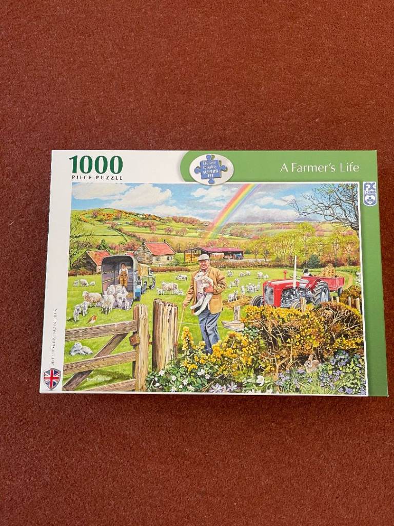 SCHMID 1000 PIECE JIGSAW PUZZLE-A FARMERS LIFE