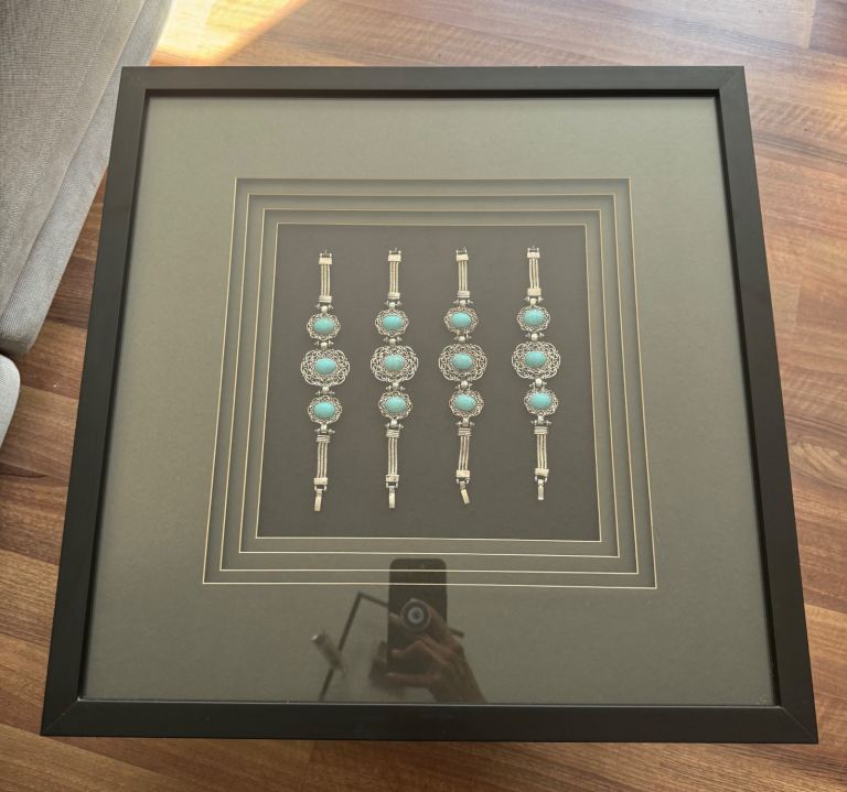 Silver jewellery Wall Art - Contemporary Chic