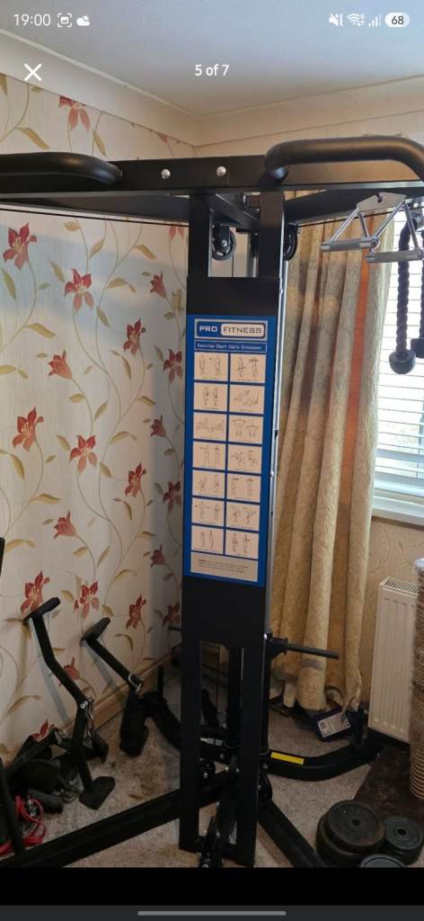Pro Fitness Cable Crossover at home Gym Cables Machine | in Mansfield ...