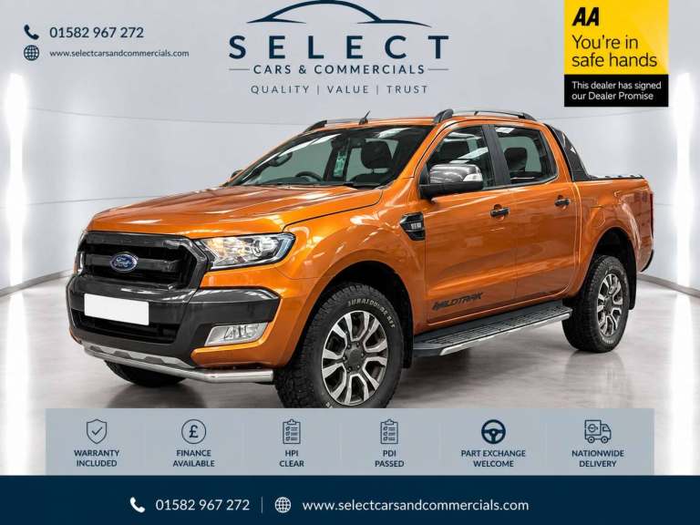 2016 Ford Ranger Pick Up Double Cab Wildtrak 3.2 TDCi 200 Auto PICK UP DIESEL Automatic