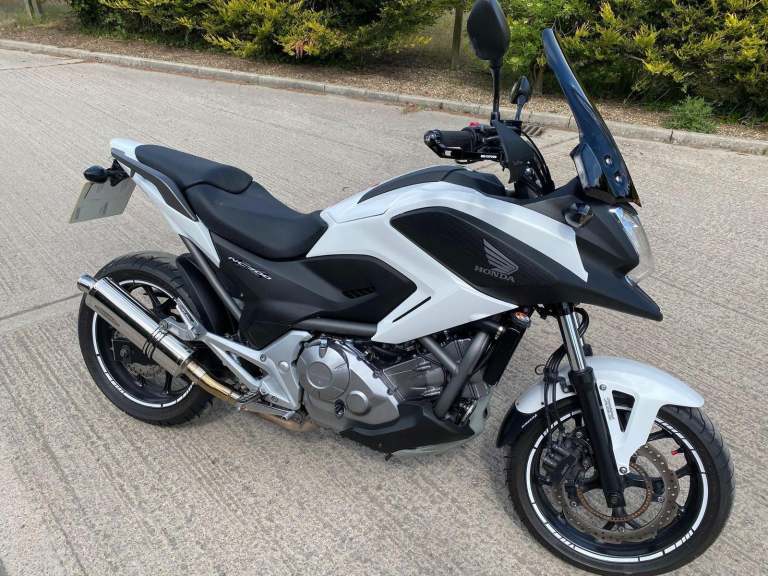 2013 63 HONDA NC 700 XA-C WHITE NC700X ADVENTURE TOURER TOP BOX NC700 V CLEAN