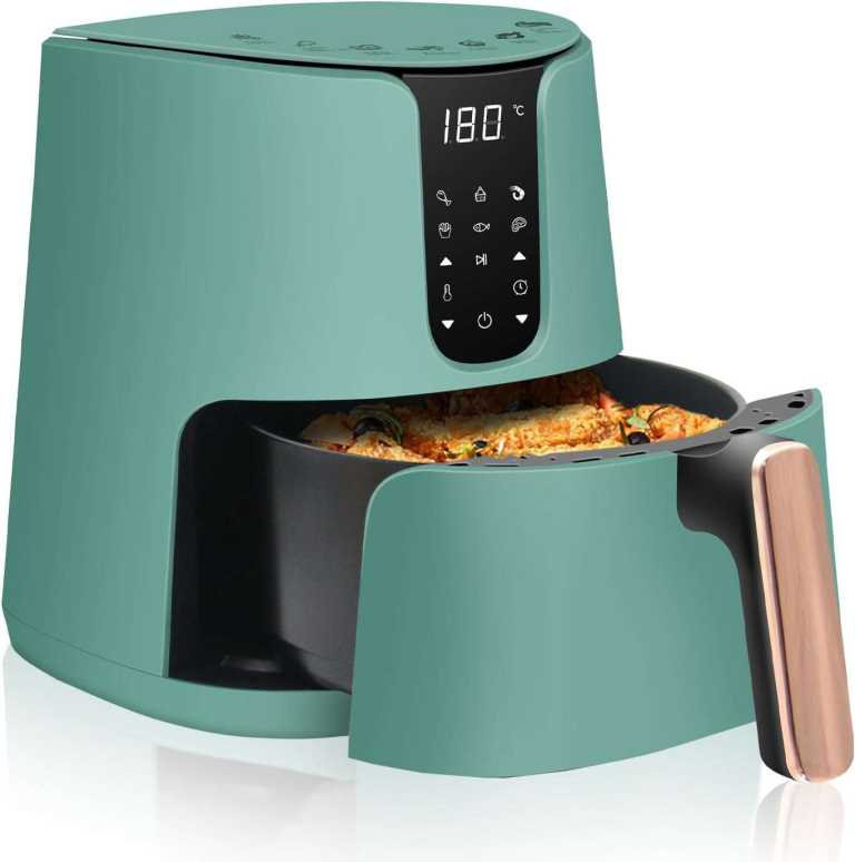 SHANBEN SB-3007 Single Drawer Digital Air Fryer - 1500W / 5L - Green
