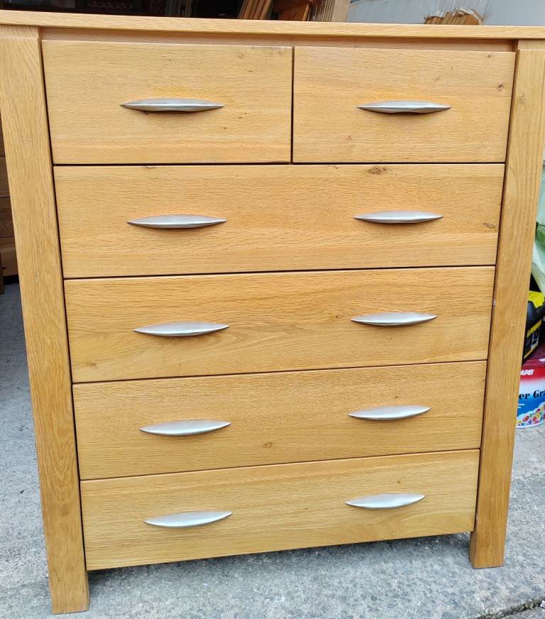 Chest of drawers and tall boy 