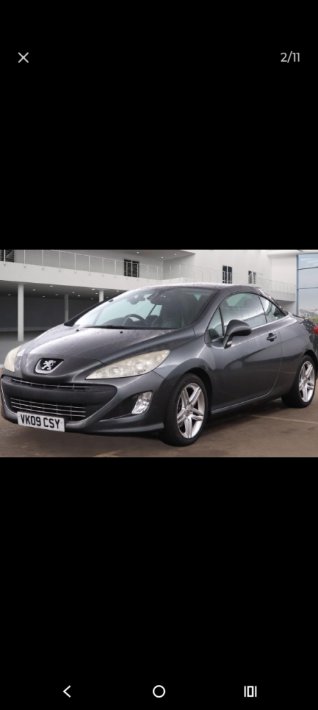 Peugeot, 308, Convertible, 2009, Manual, 1598 (cc), 2 doors