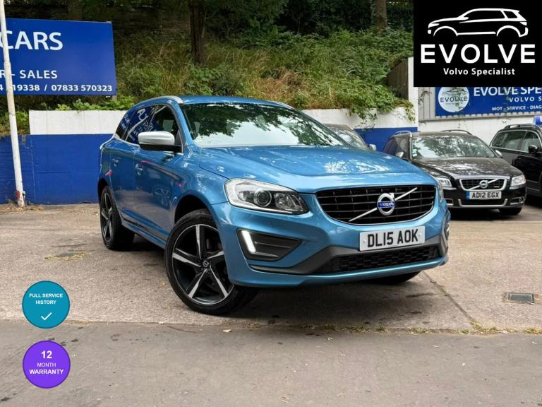2015 Volvo XC60 2.0 D4 R-Design Lux Nav SUV 5dr Diesel Auto Euro 6 (s/s) (190 ps) SUV Diesel Auto...