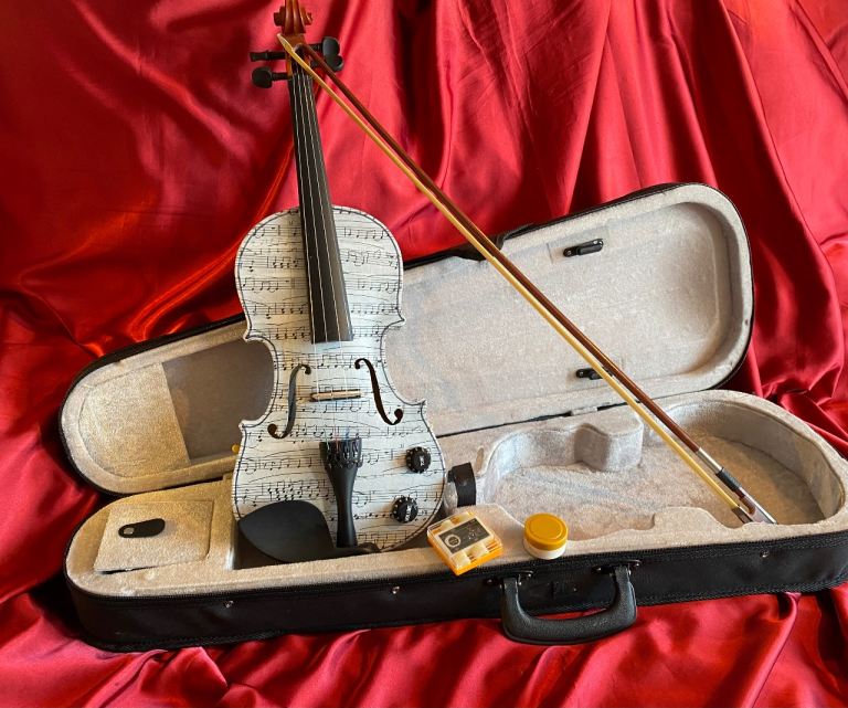 Electro/accoustic full size violin